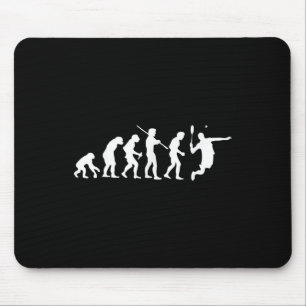 Badmintonspieler Smash Schläger Sport Federball Mousepad