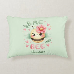 Bae Bee personalisiert Name Datum Pillow Dekokissen