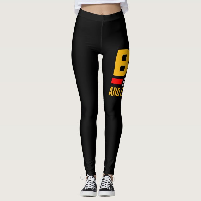 BAE Black and Educated Black History Month Leggings (Vorderseite)