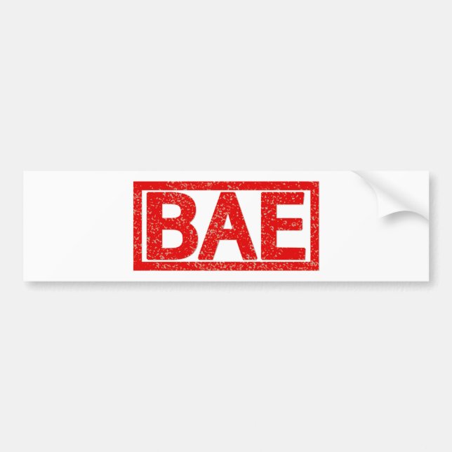 Bae Briefmarke Autoaufkleber (Vorne)
