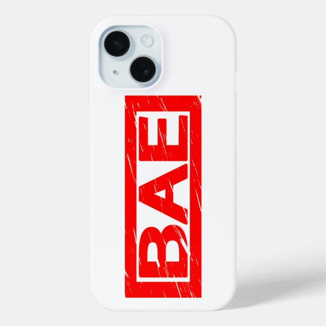 Bae-Briefmarke Case-Mate iPhone Hülle (Rückseite)