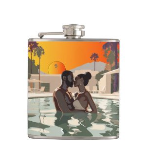 BAE-CATION #1 Vinyl-Wrapped Flask Flachmann