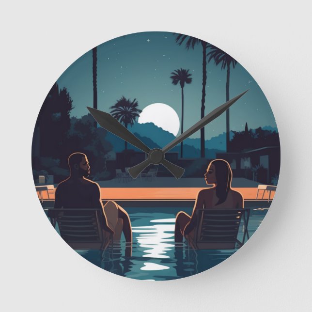 BAE-CATION #4 POSTCARD RUNDE WANDUHR (Vorderseite)