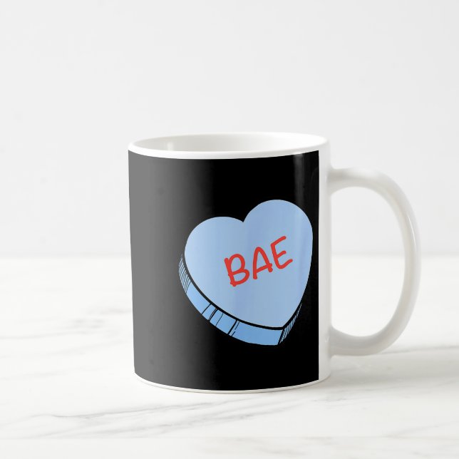 “bae” Conversation Hearts Valentine’s Day  Kaffeetasse (Rechts)