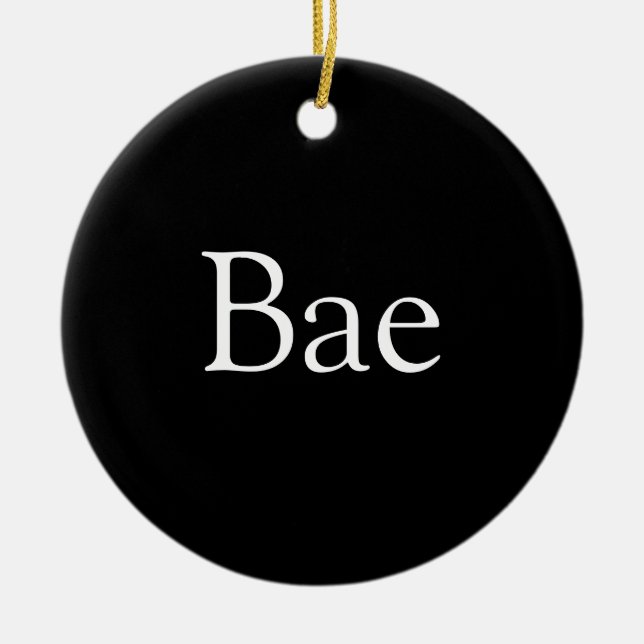 Bae Definition Boyfriend Husband Ehefrau Girlfrien Keramik Ornament (Vorne)
