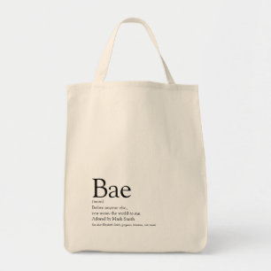 Bae Definition Girlfriend-Ehefrau Tragetasche