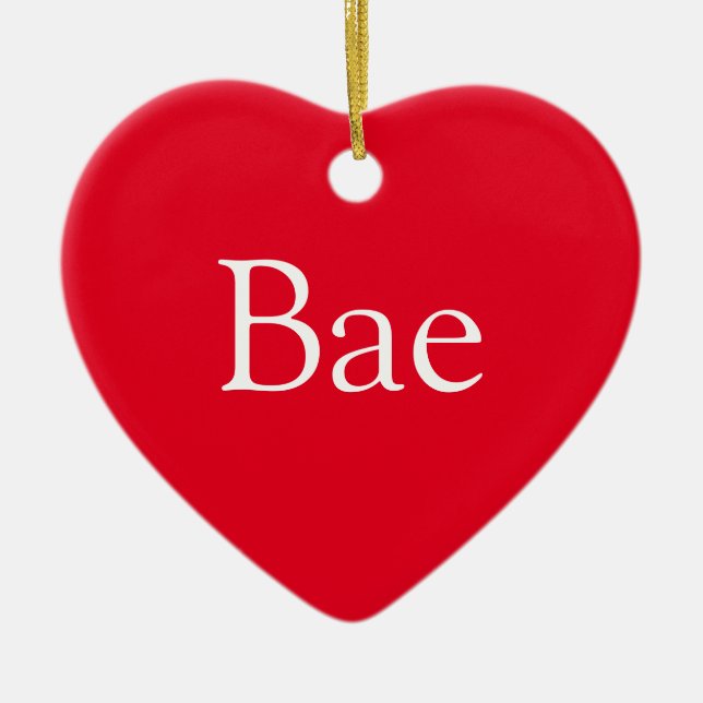 Bae Definition Girlfriend Husband Ehefrau Keramik Ornament (Vorne)