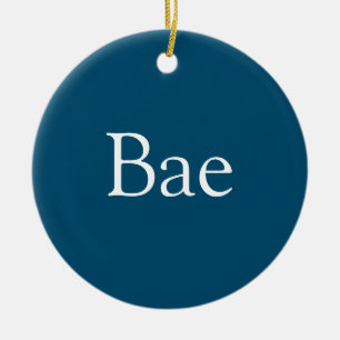Bae Definition Husband Boyfriend Blue Keramik Ornament