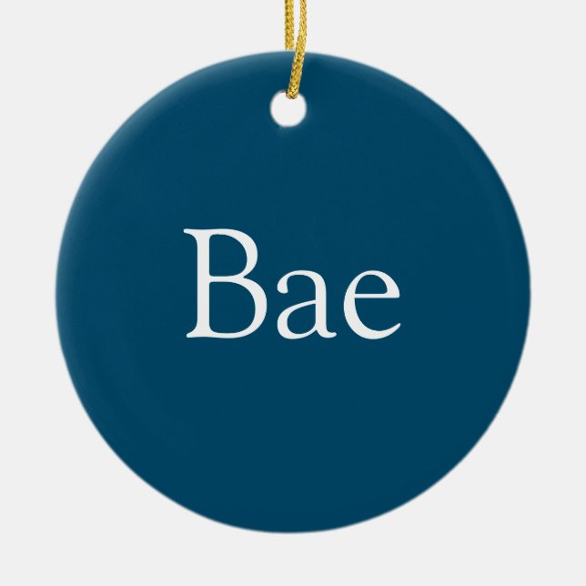 Bae Definition Husband Boyfriend Blue Keramik Ornament (Vorne)