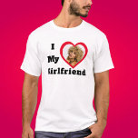 Bae Personalisiertes benutzerdefiniertes Foto I Li T-Shirt<br><div class="desc">Eine blühende Romantik. Ein glückliches Paar. Bae Personalisiertes benutzerdefiniertes Foto I Liebe Meine Freundin. Ein cooles phantastisches Design für einen Freund oder eine Freundin, um ihre Beziehung zu feiern und öffentlich zu erklären, ihre Liebe für ihren Partner und wichtige andere. Das romantische Design kann als Geschenk zum Valentinstag, Jubiläum, Geburtstag...</div>