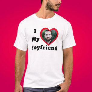 Bae Personalisiertes individuelles Foto Ich liebe T-Shirt
