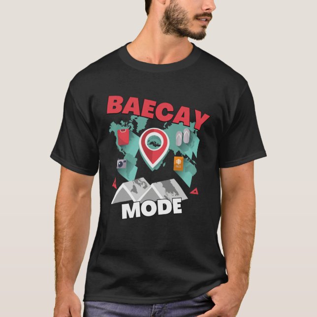 Baecay Mode Designs For Couples Bae King Bae Catio T-Shirt (Vorderseite)