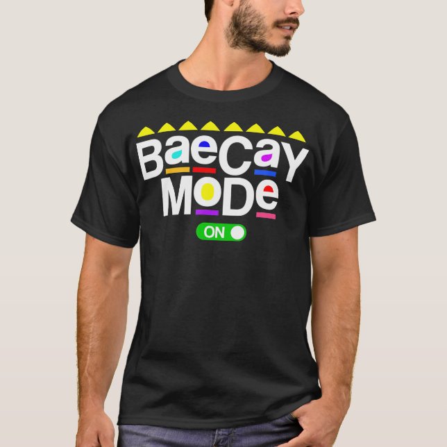 Baecay Mode Urlaub Boyfriend Girlfriend 80er 90s T-Shirt (Vorderseite)