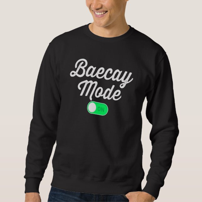 Baecay Modus on Vacation Baecation Matching Paare Sweatshirt (Vorderseite)