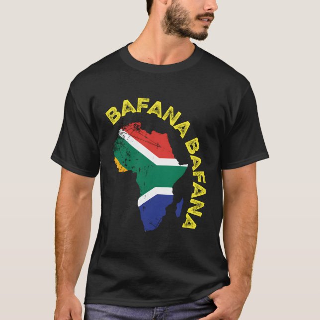 Bafana Bafana Südafrika Fußball T-Shirt (Vorderseite)