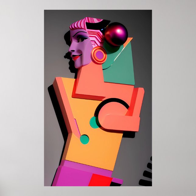 Baffia Ken Gage Surrealismus Poster (Vorne)