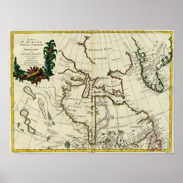 Baffin Bay Nordatlantik Poster (Vorne)