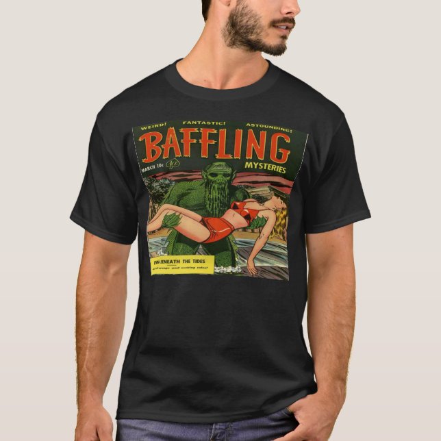 Baffling Mysterie Classic Comic Book Cover T - Shi T-Shirt (Vorderseite)
