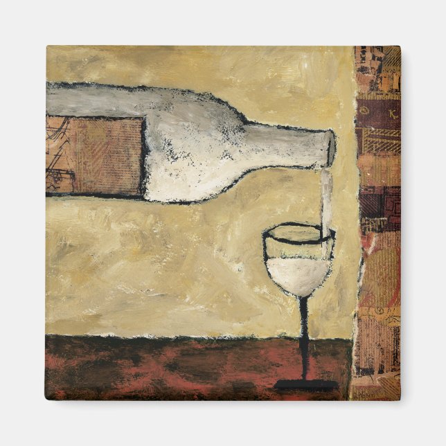 BAG03 Weißer Wein.tif Magnet (Vorne)