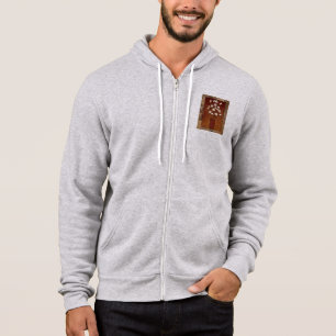 BAG12 weißes Flowers.tif Hoodie