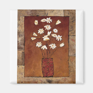 BAG12 weißes Flowers.tif Magnet