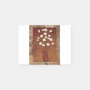 BAG12 weißes Flowers.tif Post-it Klebezettel