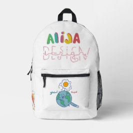bag alija design by jaime bedruckter rucksack