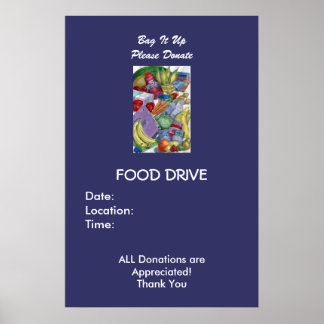 Bag es auf, spenden Sie bitte - individuell Poster