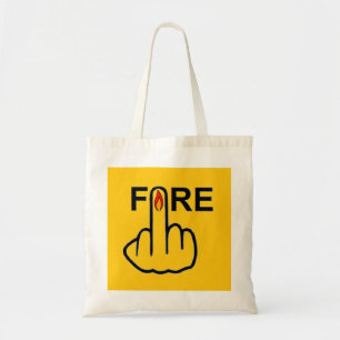 Bag Fire Gedreht Tragetasche