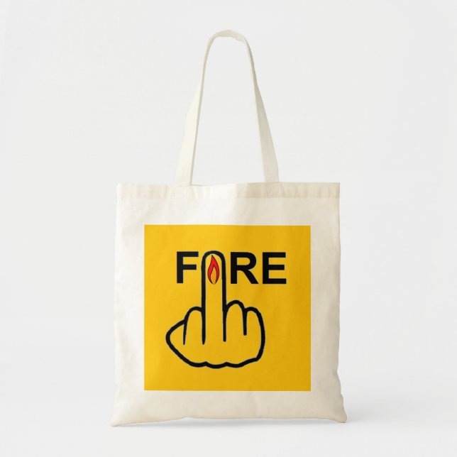 Bag Fire Gedreht Tragetasche (Vorne)