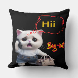 Bag-Ikat Funny Kids Throw Kissenabdeckung Kissen