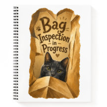 Bag Inspection in Progress Cute Cat