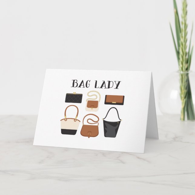 Bag Lady Karte (Vorderseite)