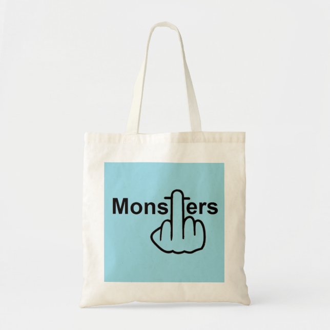 Bag Monster Gedreht Tragetasche (Vorne)