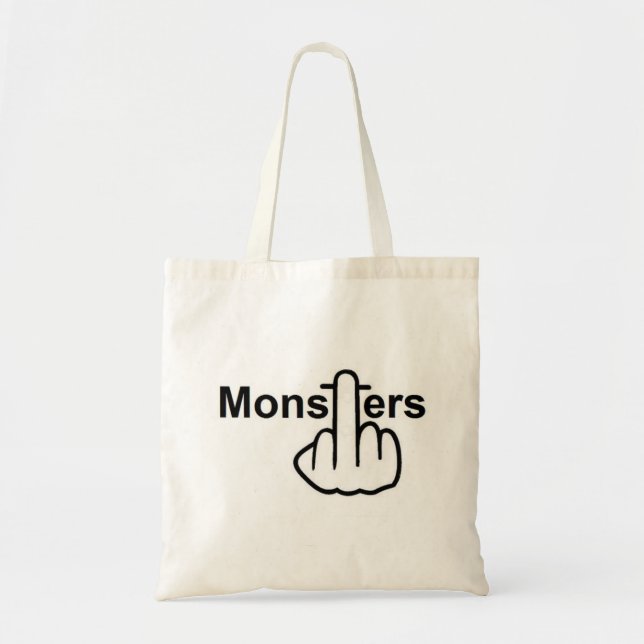 Bag Monster Gedreht Tragetasche (Vorne)