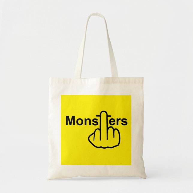 Bag Monster Gedreht Tragetasche (Vorne)