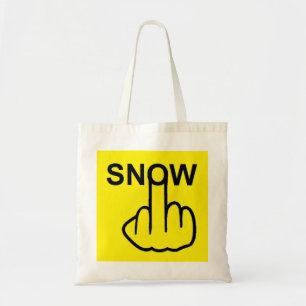 Bag Snow Gedreht Tragetasche