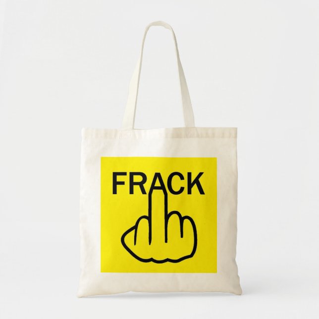 Bag Stopp Fracking Tragetasche (Vorne)