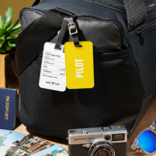 BAG TAG - PILOT GEPÄCKANHÄNGER