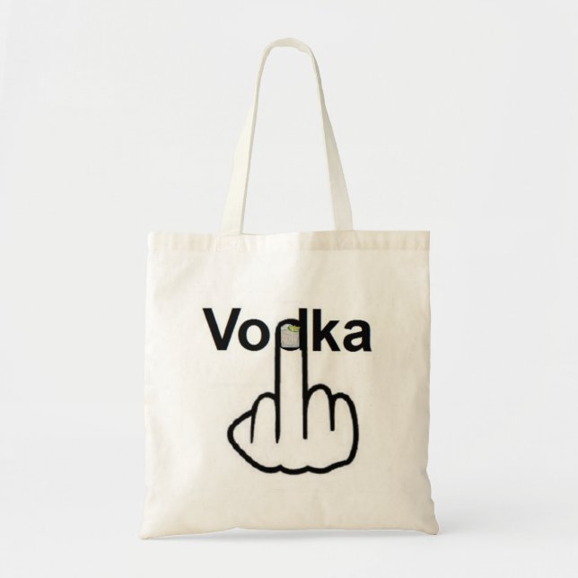 Bag Vodka Gedreht Tragetasche (Vorne)
