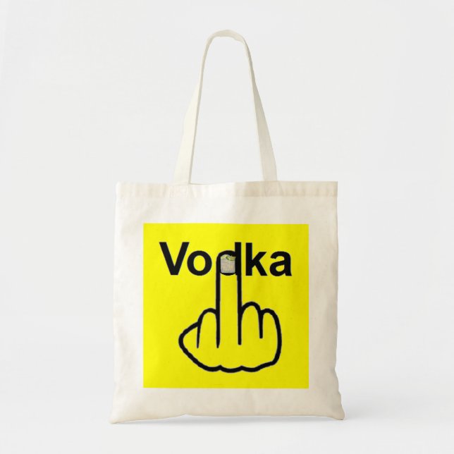 Bag Vodka Gedreht Tragetasche (Vorne)