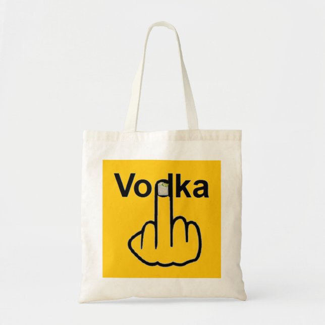 Bag Vodka Gedreht Tragetasche (Vorne)