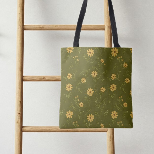 Bag with daisies, shopping bag with charming  (Von Creator hochgeladen)