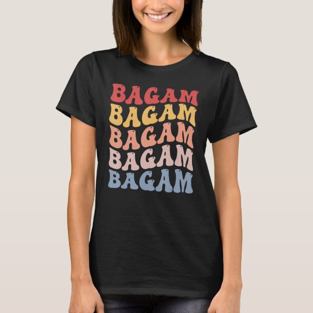 Bagam City Groovy Retro T-Shirt (Vorderseite)
