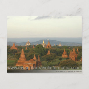 Bagan Monuments Postkarte