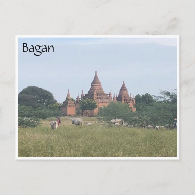 Bagan Postkarte (Vorderseite)