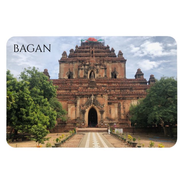 Bagan-Yanmar-Tempel Magnet (Horizontal)