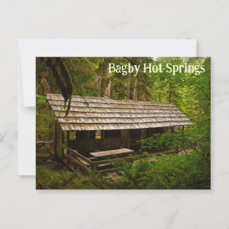 Bagby Hot Springs Mt Hood National Forest Oregon Postkarte