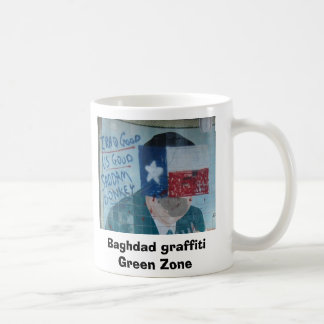 Bagdad-Graffiti grüne Zone Tasse