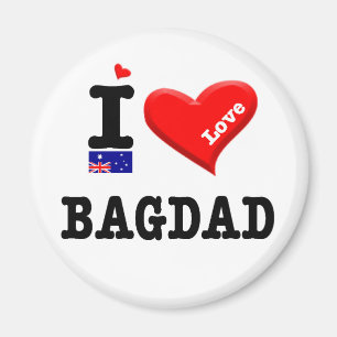 BAGDAD - I-Liebe Magnet